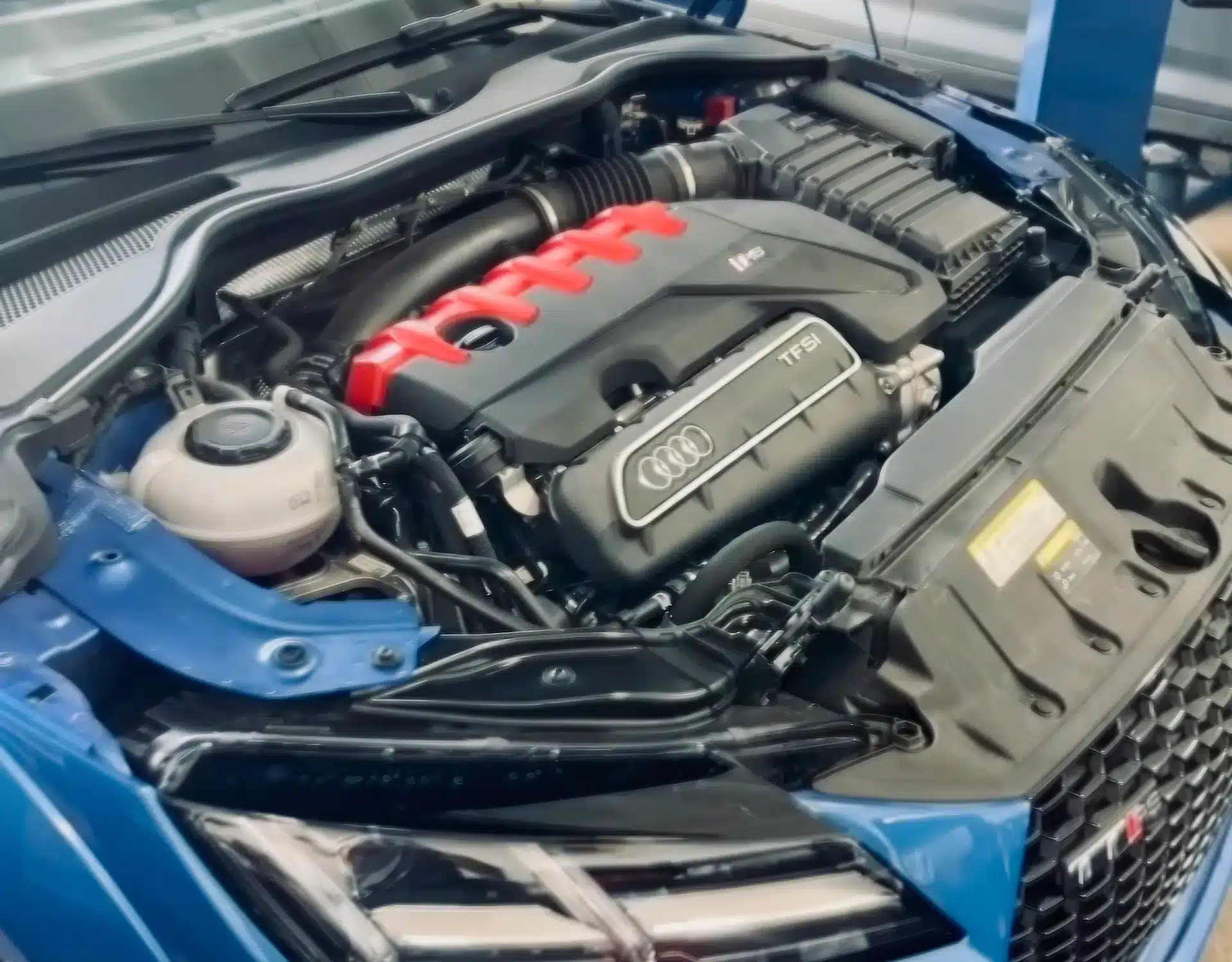 Audi AC recharge service restoring cooling performance at German Car Depot for Audi vehicles