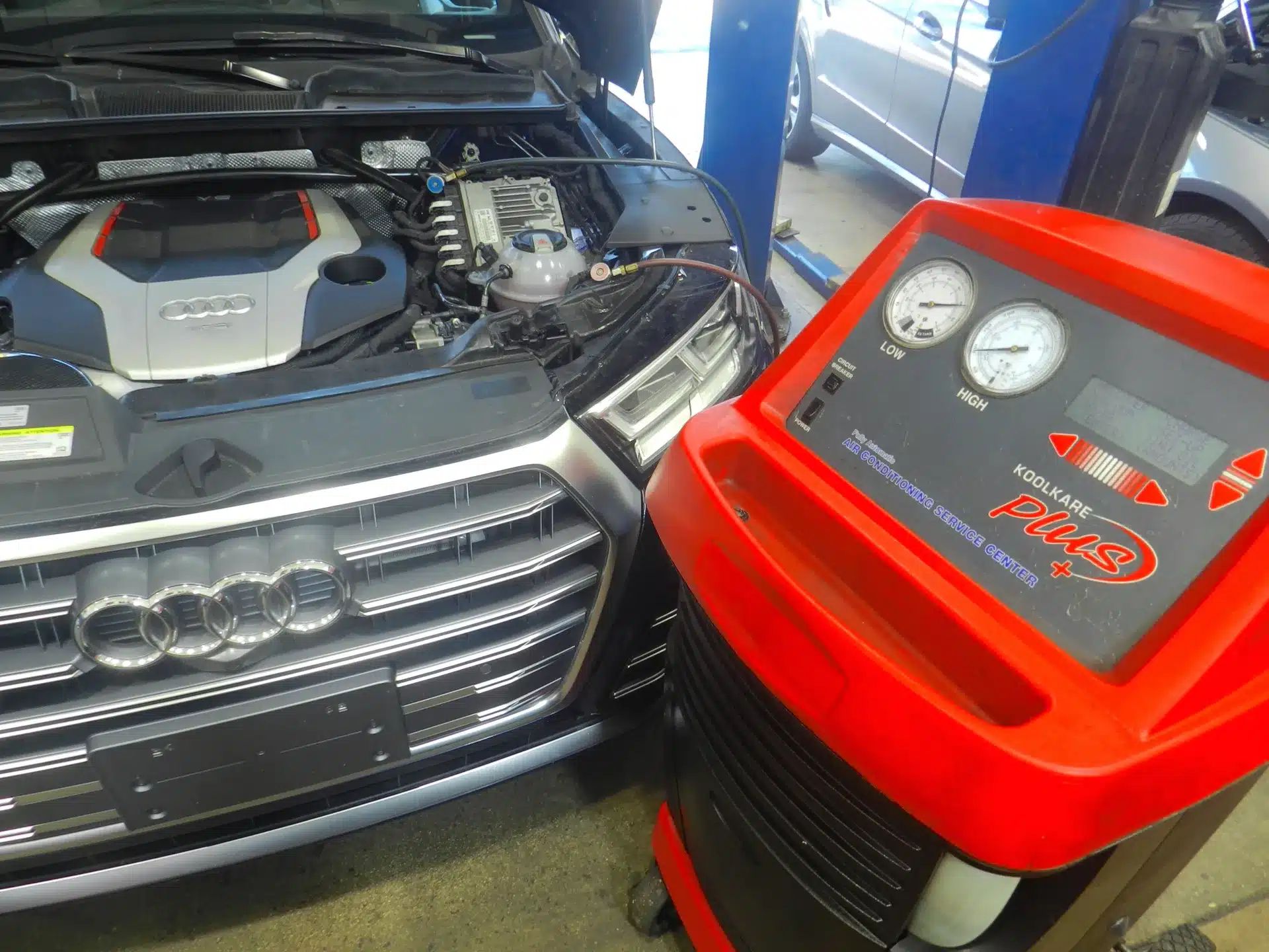 German Car Depot Checking Audi cooling system problems in Hollywood, FL