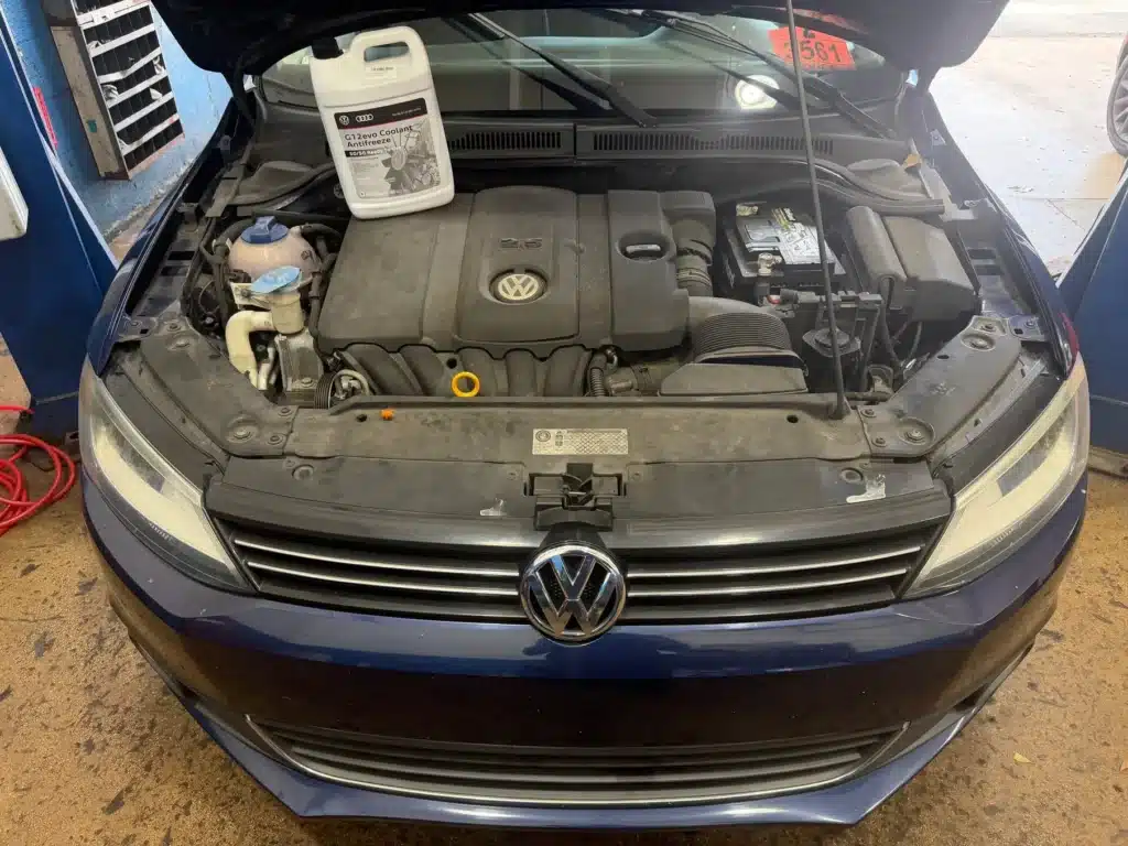 Volkswagen Cooling System Repair Process at German Car Depot