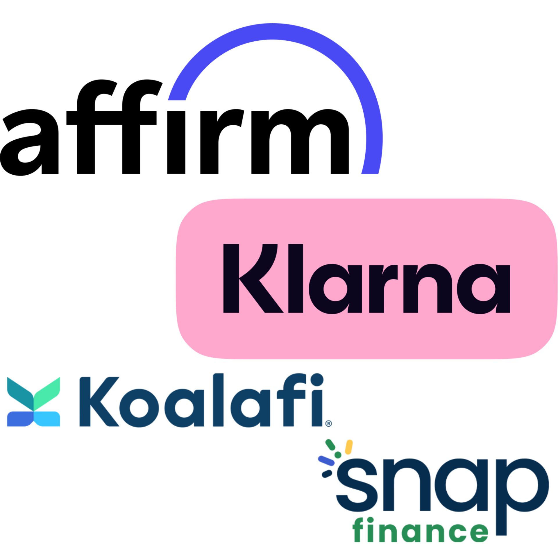 Affirm, Klarna, Koalafi, Snap Finance